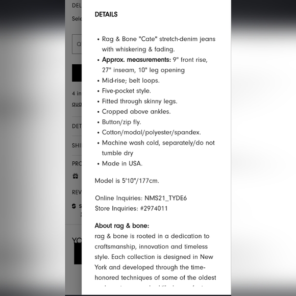 Cate Mid-Rise Jeans - Picture 11 of 12